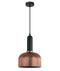 CLA VINTAJ: Retro Interior Dome Shape Ribbed Glass Pendant Lights