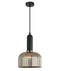 CLA VINTAJ: Retro Interior Dome Shape Ribbed Glass Pendant Lights