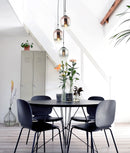 CLA VINUM: Interior Wine Glass Shape Colour Fading Effect Glass Pendant Lights