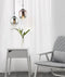 CLA VINUM: Interior Wine Glass Shape Colour Fading Effect Glass Pendant Lights