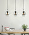 CLA VINUM: Interior Wine Glass Shape Colour Fading Effect Glass Pendant Lights
