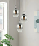 CLA VINUM: Interior Wine Glass Shape Colour Fading Effect Glass Pendant Lights