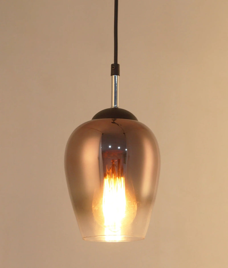 CLA VINUM: Interior Wine Glass Shape Colour Fading Effect Glass Pendant Lights