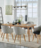 CLA VIRUN: Interior Rectangular Frame Wood with Black Hardware Pendant Light