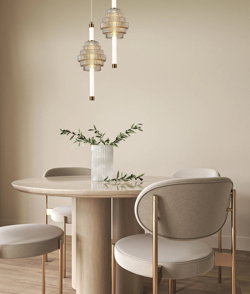 CLA WAND: Interior LED Tri-CCT Spinning Top Pendant Lights IP20