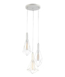 CLA BLACKBAND & WHITEBAND Pendant Light 3x Bird Cage With Round Base