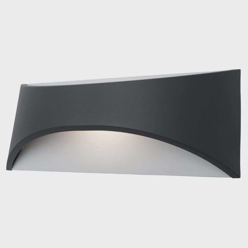 Mercator Wells 12W LED Up/Down Wall Light (MX9512BLK-CCT)