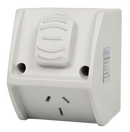 Tesla Single Weatherproof GPO 15A