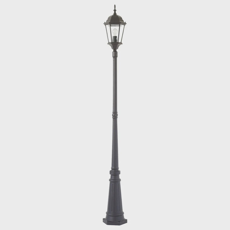 Mercator Yarra Outdoor Lamp Post Coach Light (MX7391P-BLK)