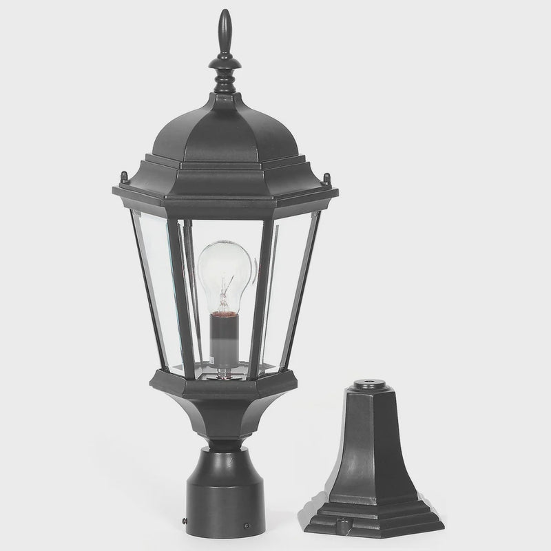 Mercator Yarra Outdoor Post Top Coach Light (MX7391BLK)