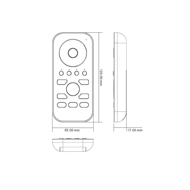 Havit Lighting Single Coloured Zigbee LED Remote Controller (HV9102-ZB-SCREM)