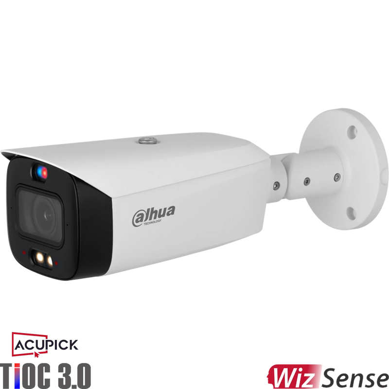 DAHUA 8MP TIOC Acupick Bullet Motorised Camera White (DH-IPC-HFW3849T1-ZAS-PV-ANZ-S2)