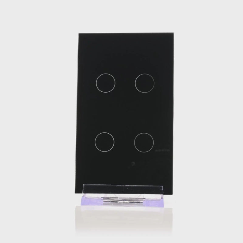 Havit Lighting Wifi 4 Gang Black Wall Switch (HV9210-4)