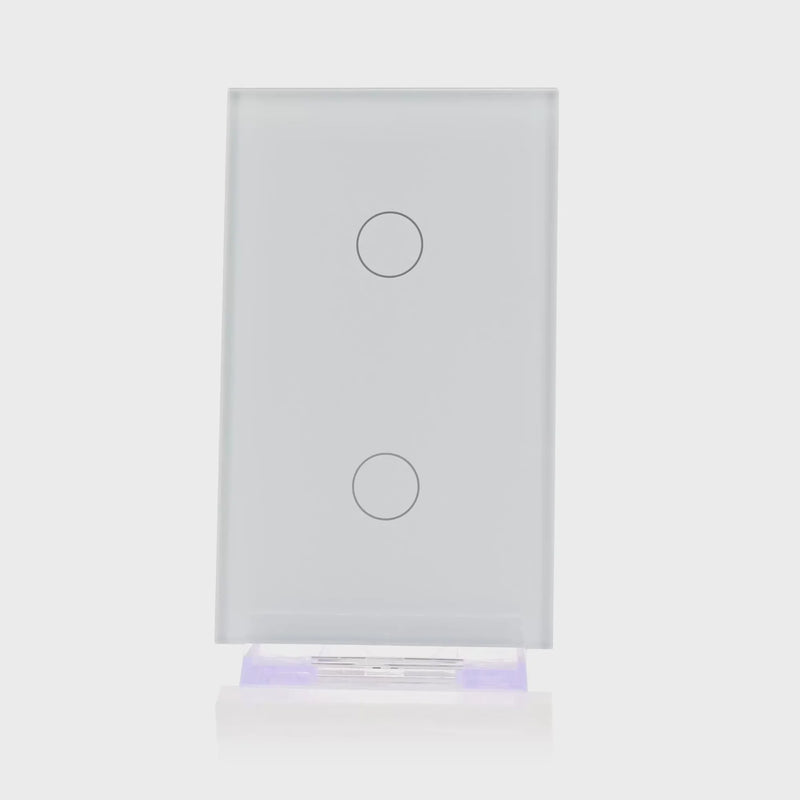 Havit Lighting Wifi Two Gang White Wall Switch (HV9110-2)