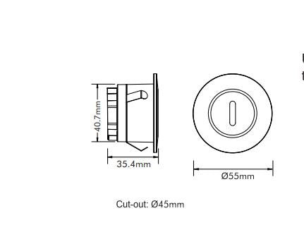 3A Lighting 3W LED Step Light (STEP-513/TC)