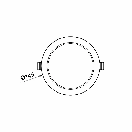 3A Lighting 15W High Efficiency Downlight (DL1019/15W/TC)