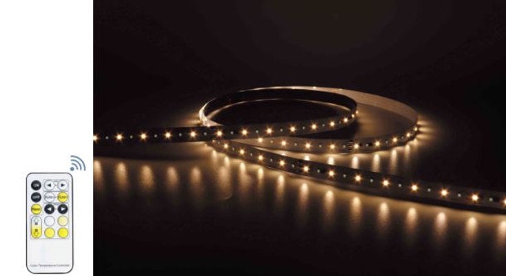 3A Lighting 10M Smart Tricolour LED Strip Kit (Wi-Fi) with Remote Control (STRIP/TY-SMD08/10M/ CCT 24V)