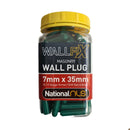 NLS WallFix Masonry Wall Plug 7 x 35mm 140pcs
