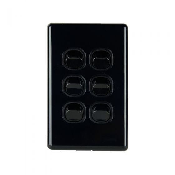 Tesla Black Standard Series Switch and Socket