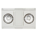 Martec Profile Panel 2 High Performance Heater Fan Exhaust with 12W Tricolour LED Light