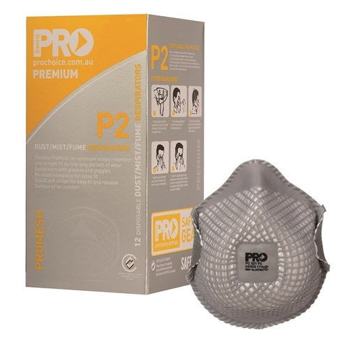 Pro Choice Dust Masks Promech P2 12 Pack (PC821)