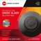 Red Smoke Alarms 240v Smoke Alarm with 9v Battery Backup  BLACK (R240B)