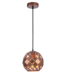 CLA Lighting TUILE: Interior Embossed Tiled Iron Pendant Lights