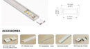3A Lighting 3MTR Surface Mount Profile  (SW-A1506-L-3000-S)