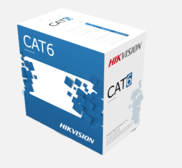 Hikvision 305 m CAT6 UTP Network Cable (Solid Copper, 0.53 mm, CM)