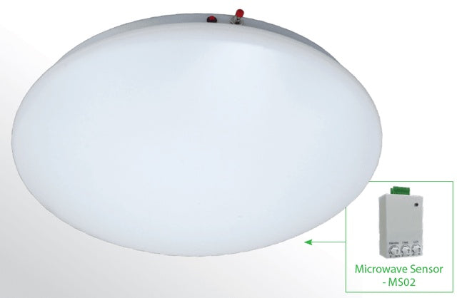 OPAL PREMIUM Tri-colour Oyster Emergency Light with optional sensor (	LWOPTC30E)